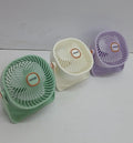 Led digital mini portable fan