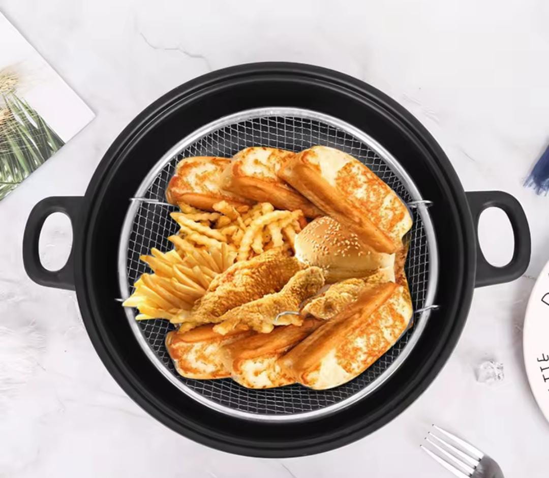 Air fryer basket for oven