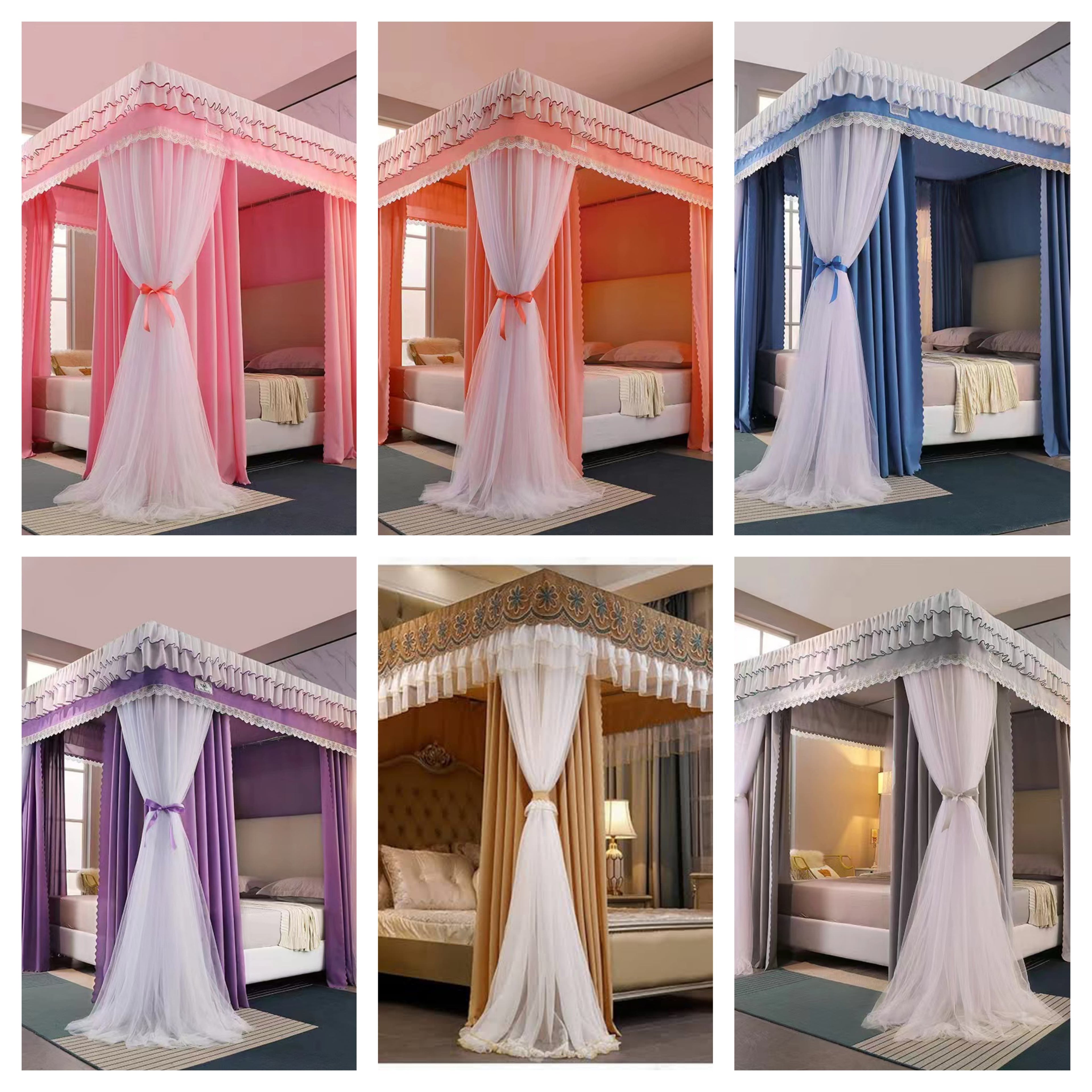 4 stand palace canopy net