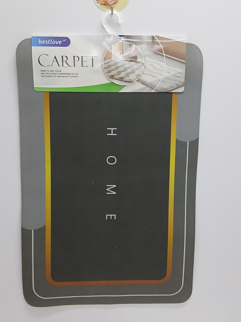High density Ant- slip rubber bathroom /Kitchen/Door mat
