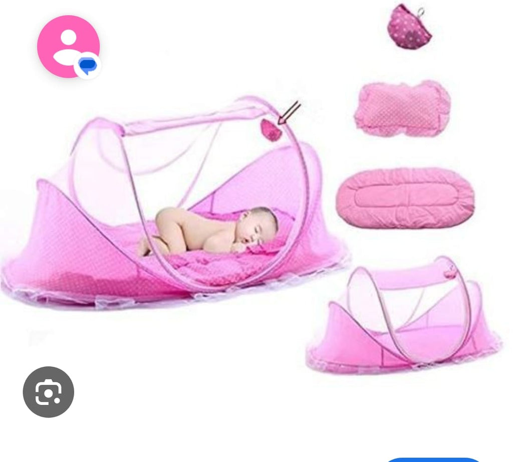 Baby zip closer mosquito net