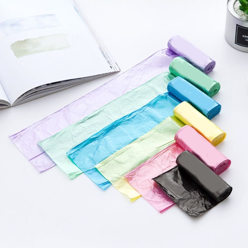 Assorted colours trash bags / garbage bags
