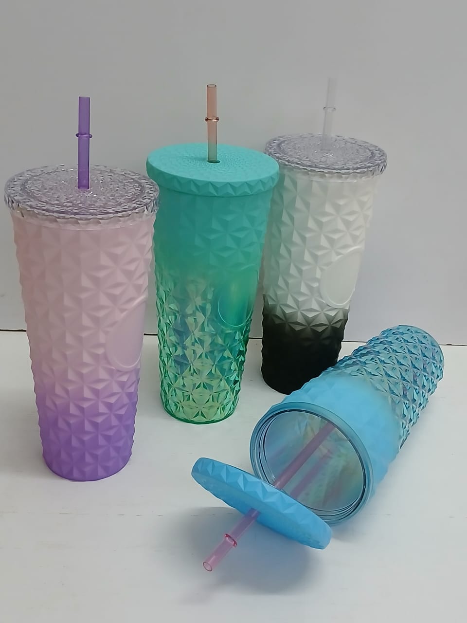 Double walled coloured acrylic Water / Juice Tumbler