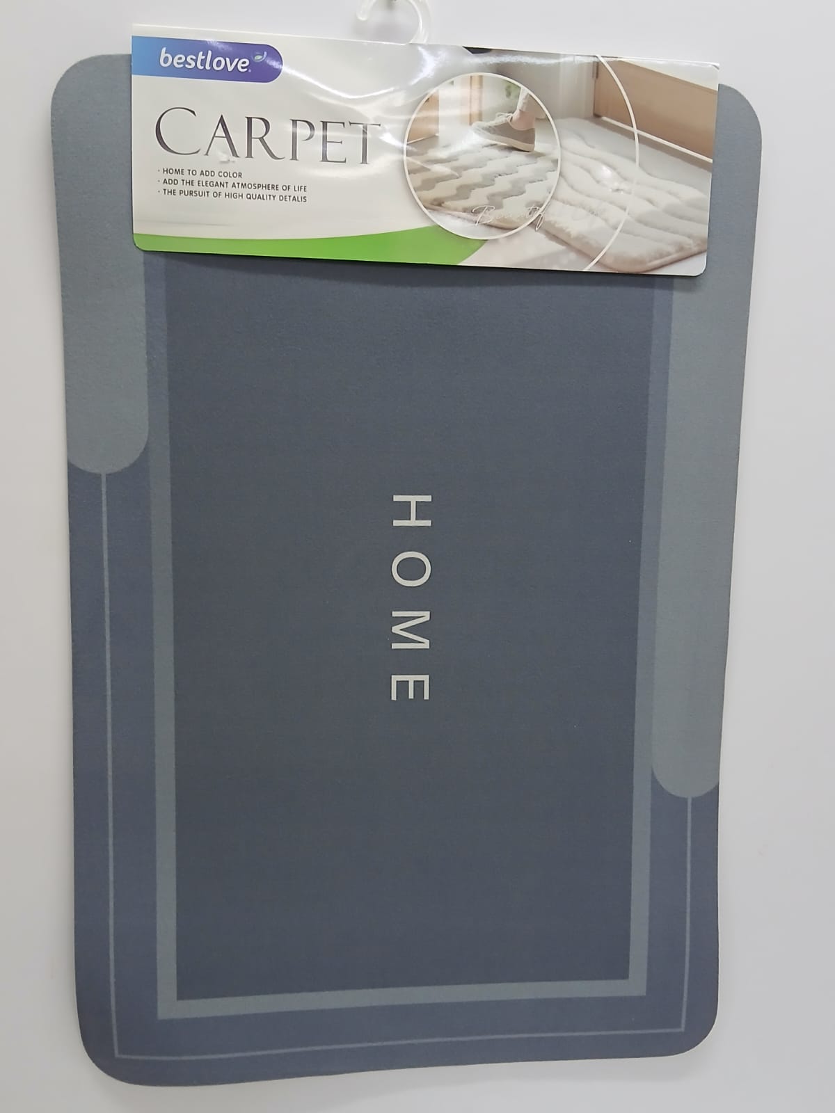 High density Ant- slip rubber bathroom /Kitchen/Door mat
