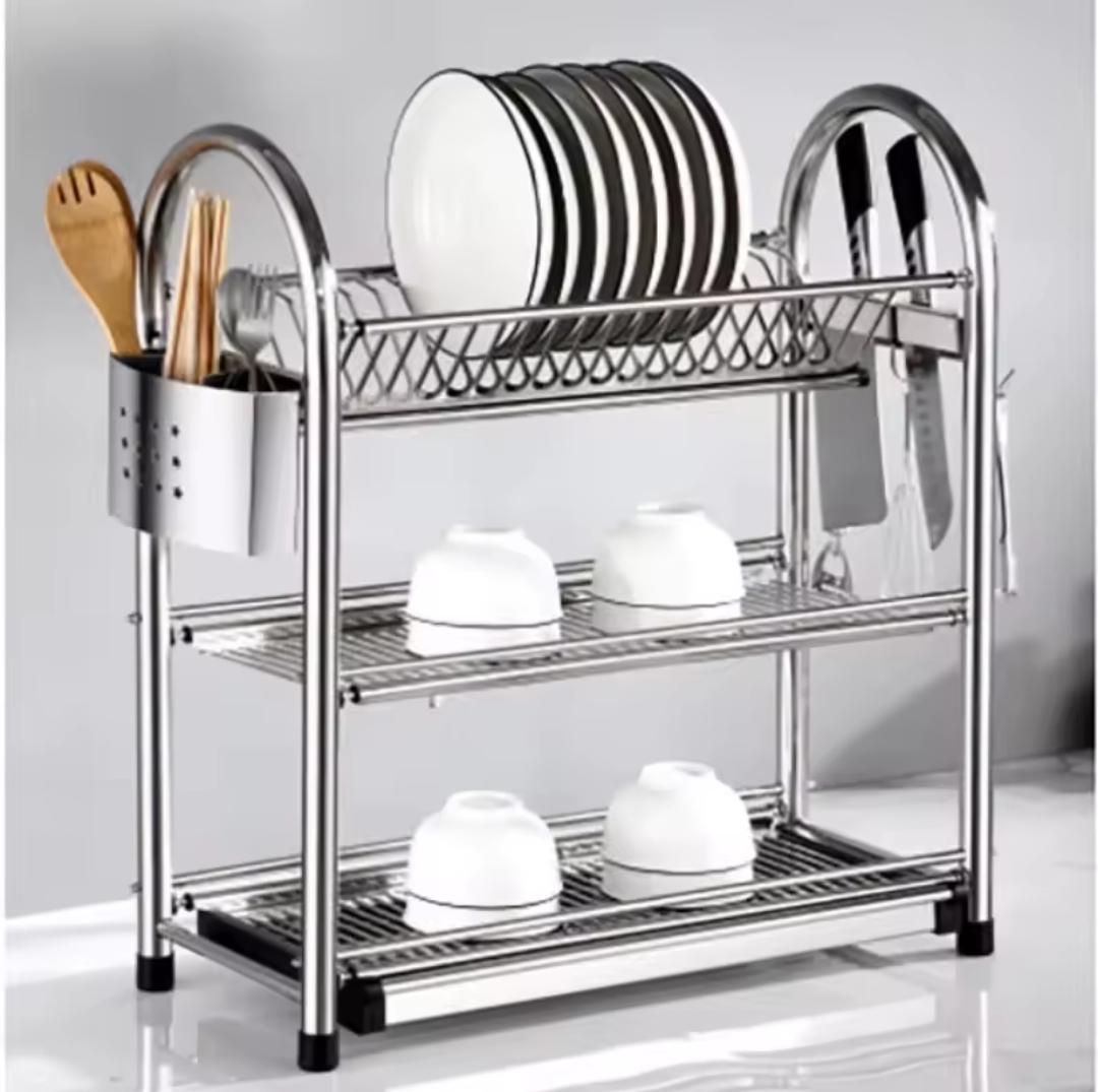 HEAVY DUTY Kitchen 3 tier Dish rack