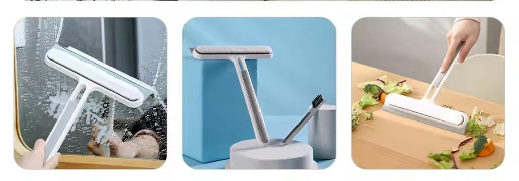 Window glass wiper cleaner