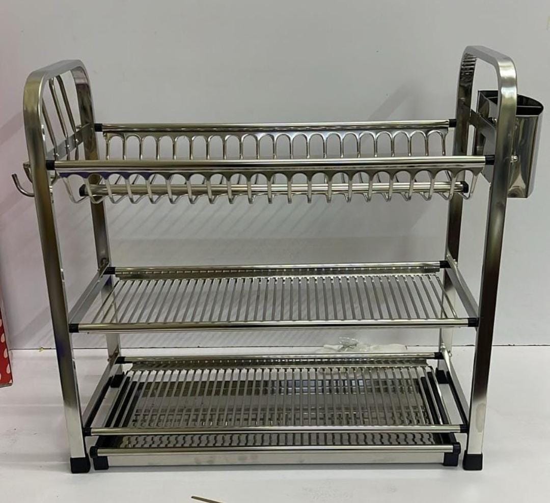 HEAVY DUTY Kitchen 3 tier Dish rack