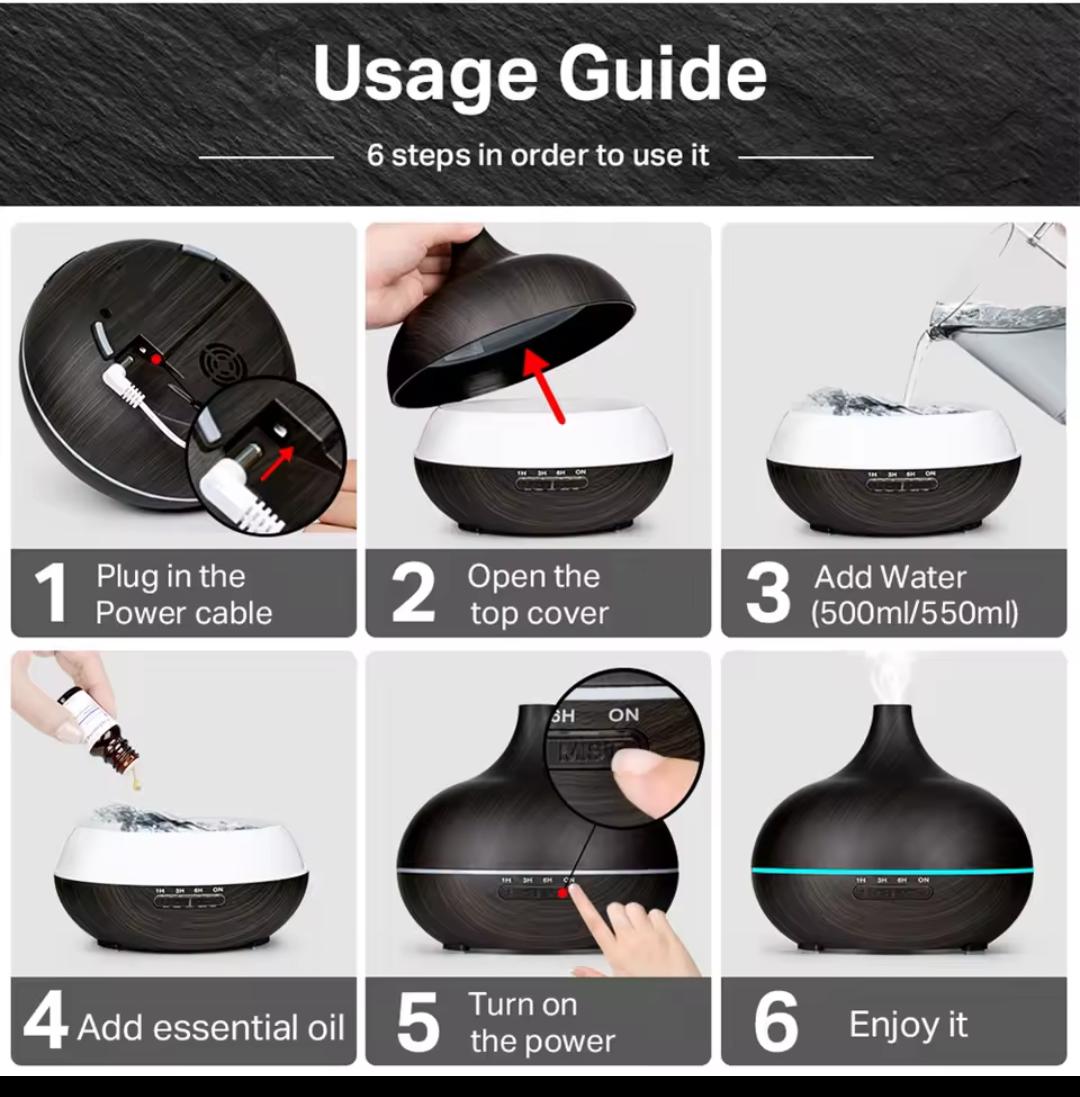 Ultrasonic humidifier REMOTE CONTROL