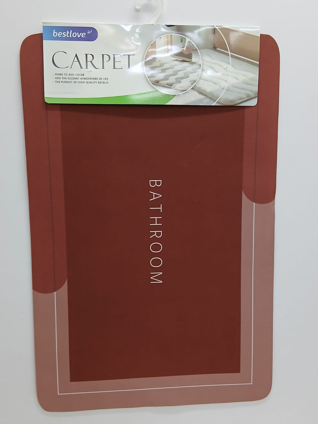 High density Ant- slip rubber bathroom /Kitchen/Door mat