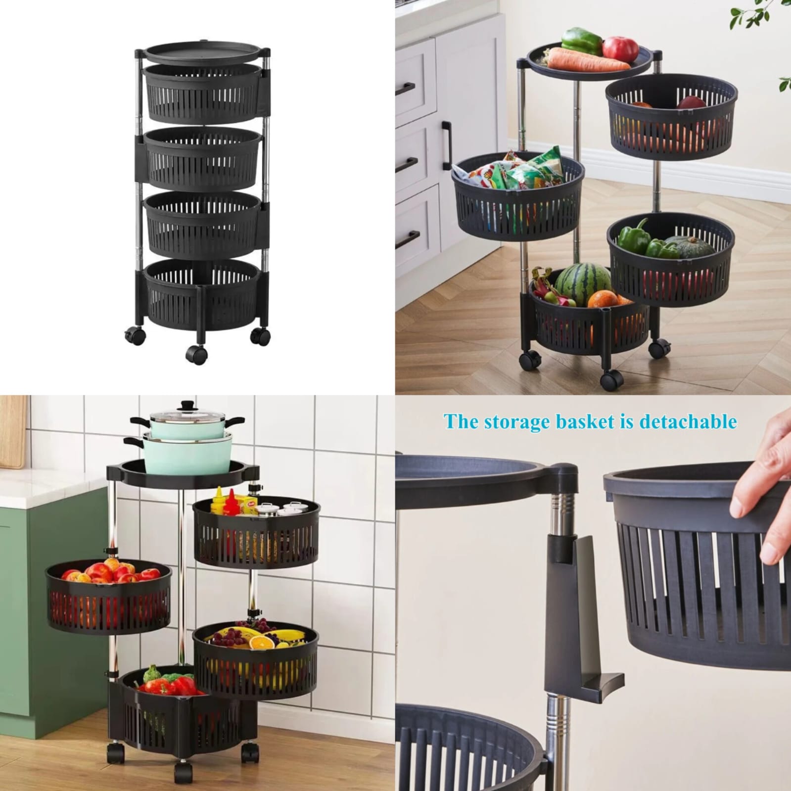 Fruit rack 4 tier