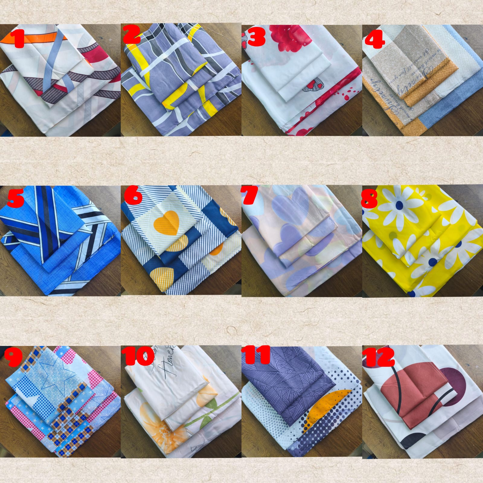 4pc 5by6 Bedsheets