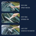 Window glass wiper cleaner