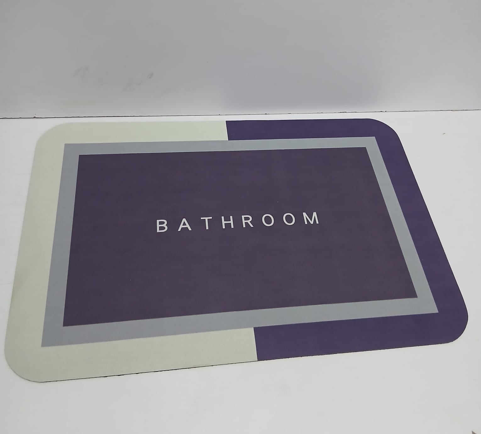 High density Ant- slip rubber bathroom mat