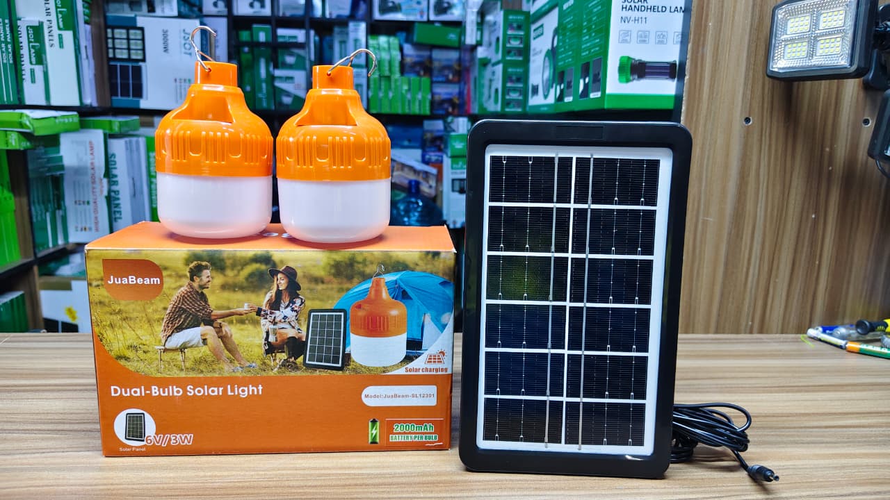 Dual Bulb Solar Light