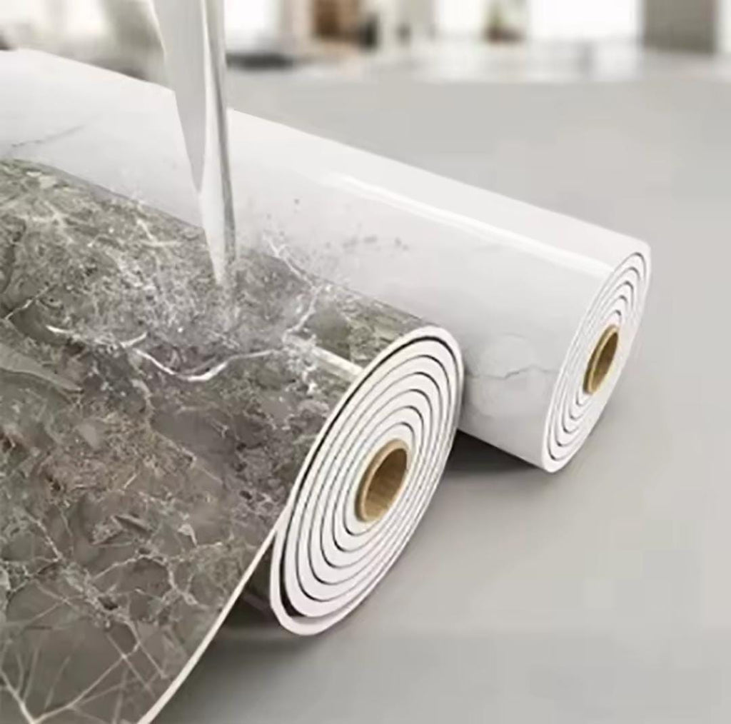 Adhesive marble wall paper