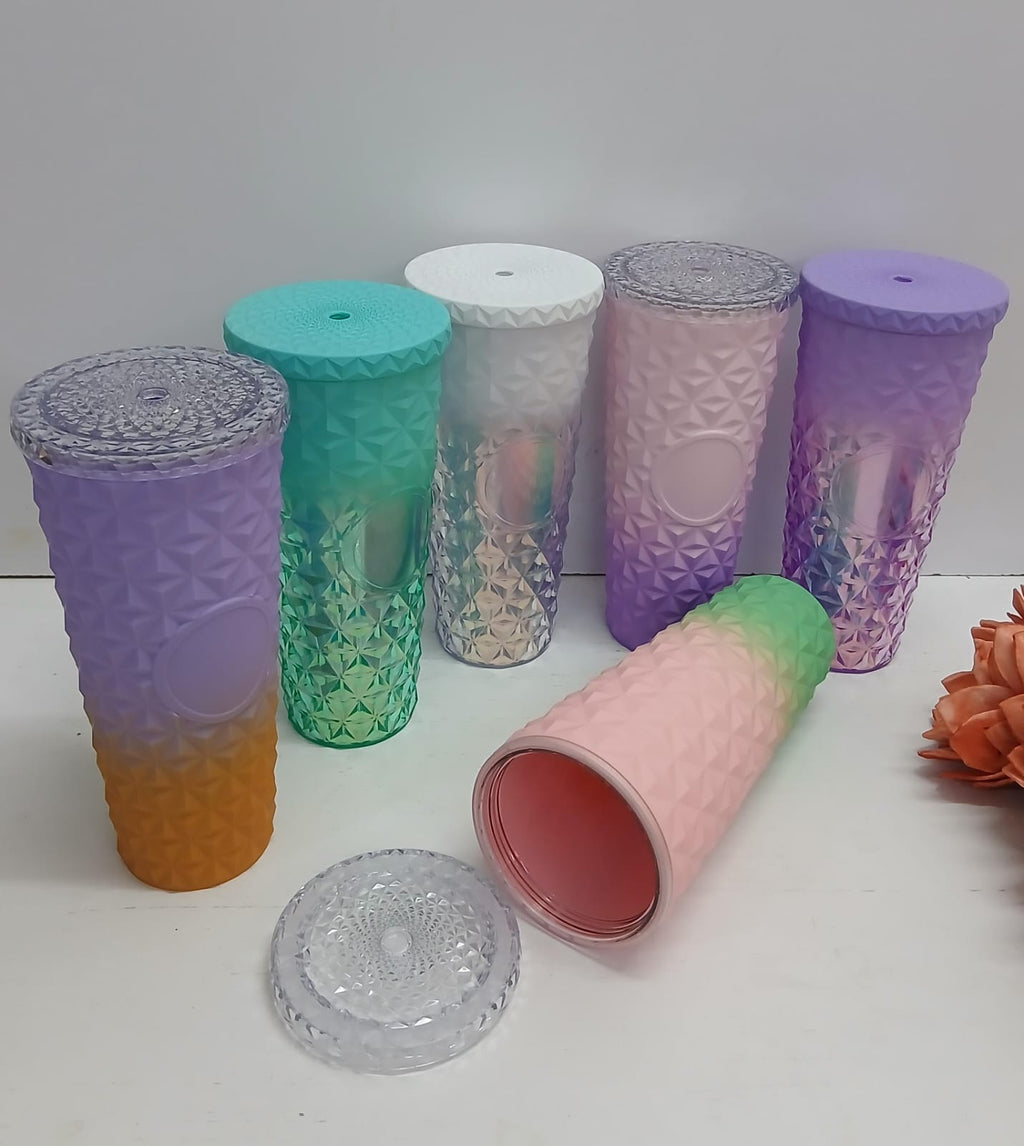 Double walled coloured acrylic Water / Juice Tumbler