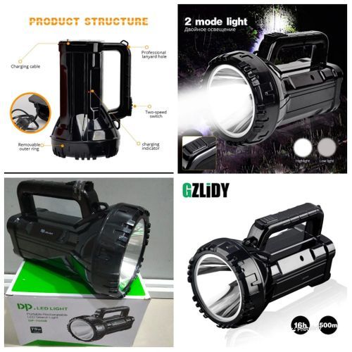 Dp Light Rechargeable LED Flaslight 75W